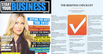 Start Your Business magazine feature image
